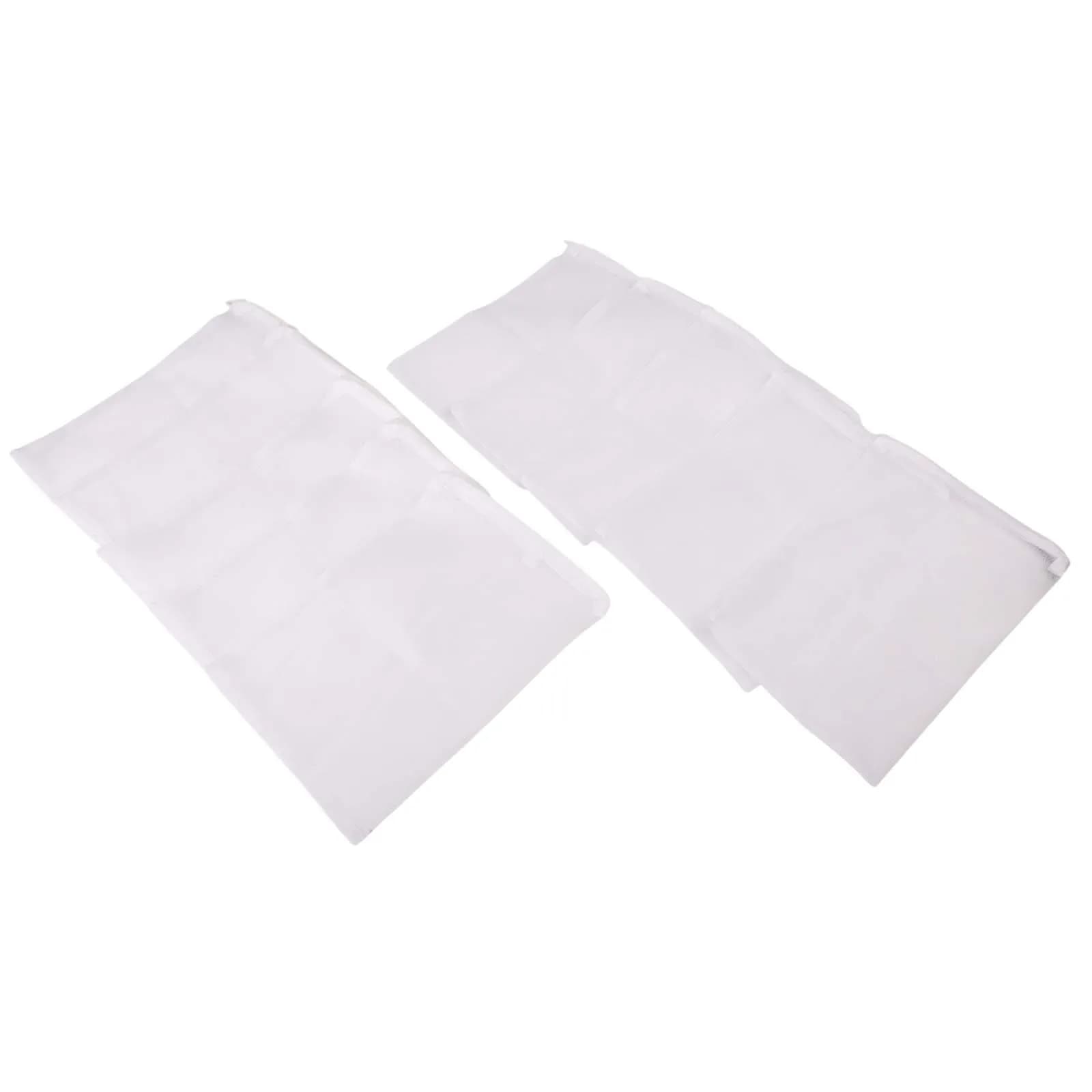 10 sacchetti filtranti riutilizzabili per acquario con cerniera, sacchetto in rete di nylon per acquario, 20*30 cm e 35*40 cm, per la maggior parte dei sistemi di filtrazione standard