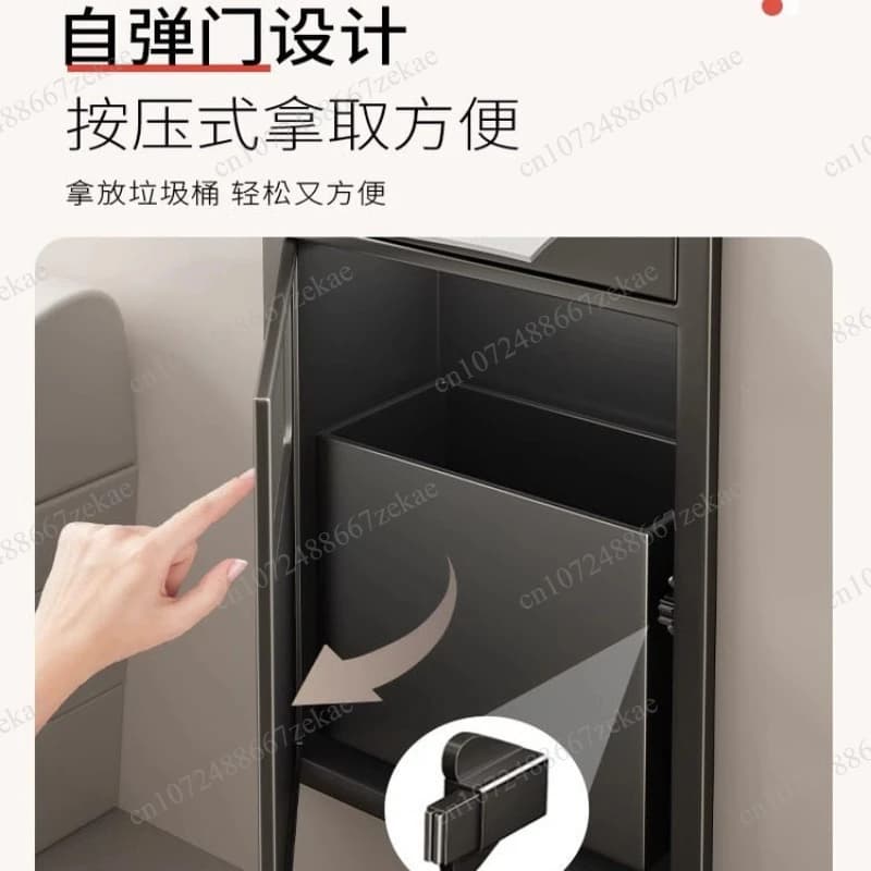 Stainless steel embedded bathroom niche, toilet area concealed storage tissue box