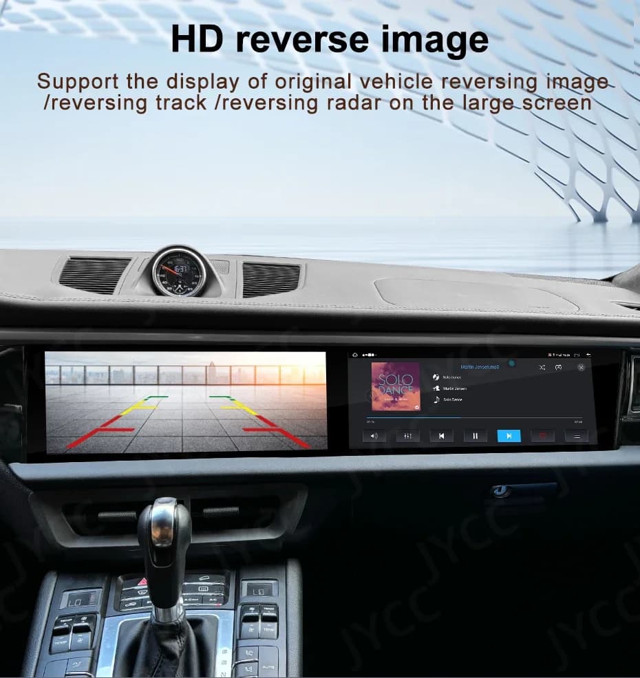 Android Dual Screen For Porsche Macan PCM3.1&PCM4.0 2014-2017 PCM5.0 2018-2024 CarPlay Car Radio Multimedia Playe GPS Navi Stere