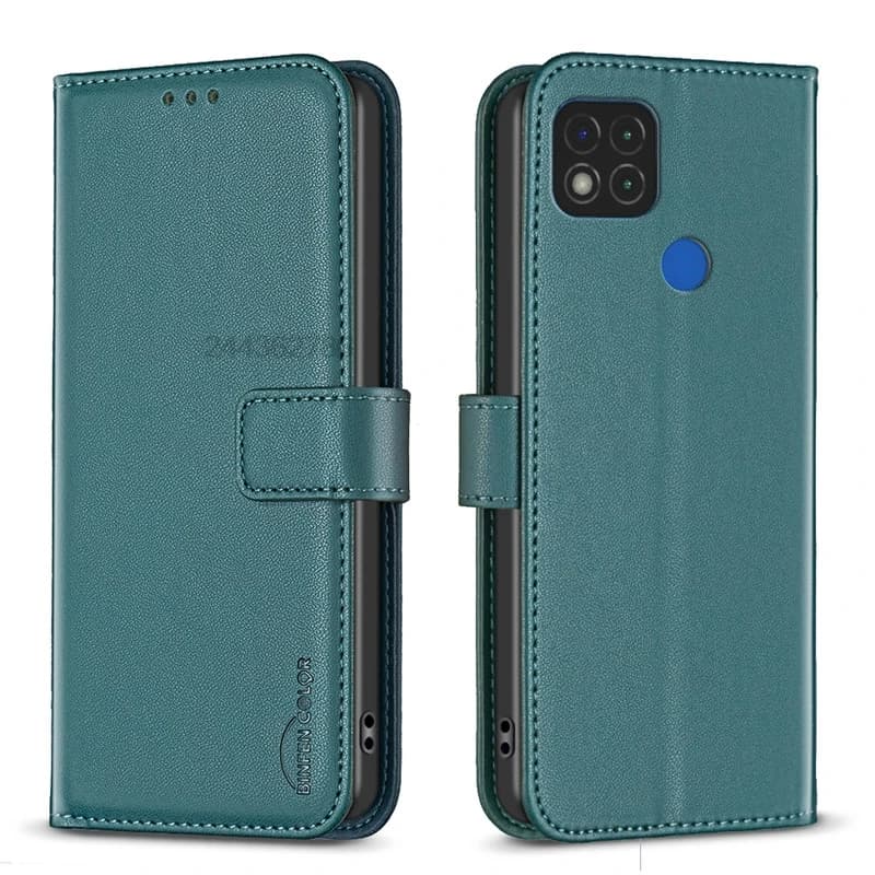 Custodia per telefono a portafoglio in pelle di lusso per Xiaomi Redmi 9C NFC 9AT 9A Note9 S Note 9 Pro Max Flip Cover Slot per schede Custodie magnetiche