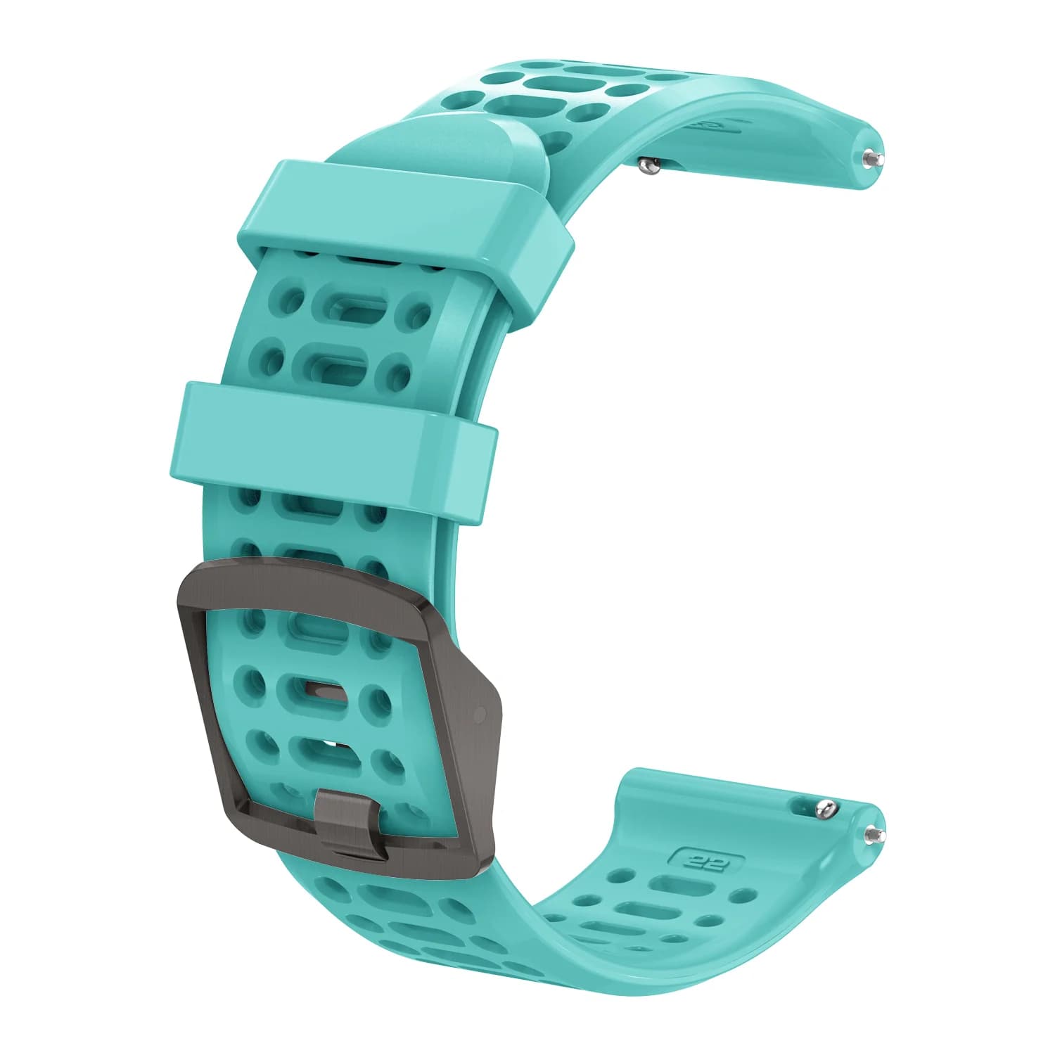Cinturino per orologio da 20mm 22mm con foro traspirante per Huawei Samsung Amazfit Coros, cinturino sportivo impermeabile in silicone per uomo e donna