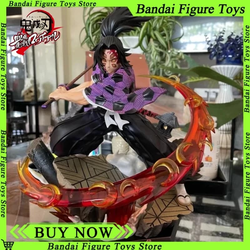 26 centimetri Demone Slayer GK Kokushibo Anime Figura Kimetsu No Yaiba Figurine Bambole Da Collezione Modello Decor Giocattoli Regalo di Capodanno Per Bambini