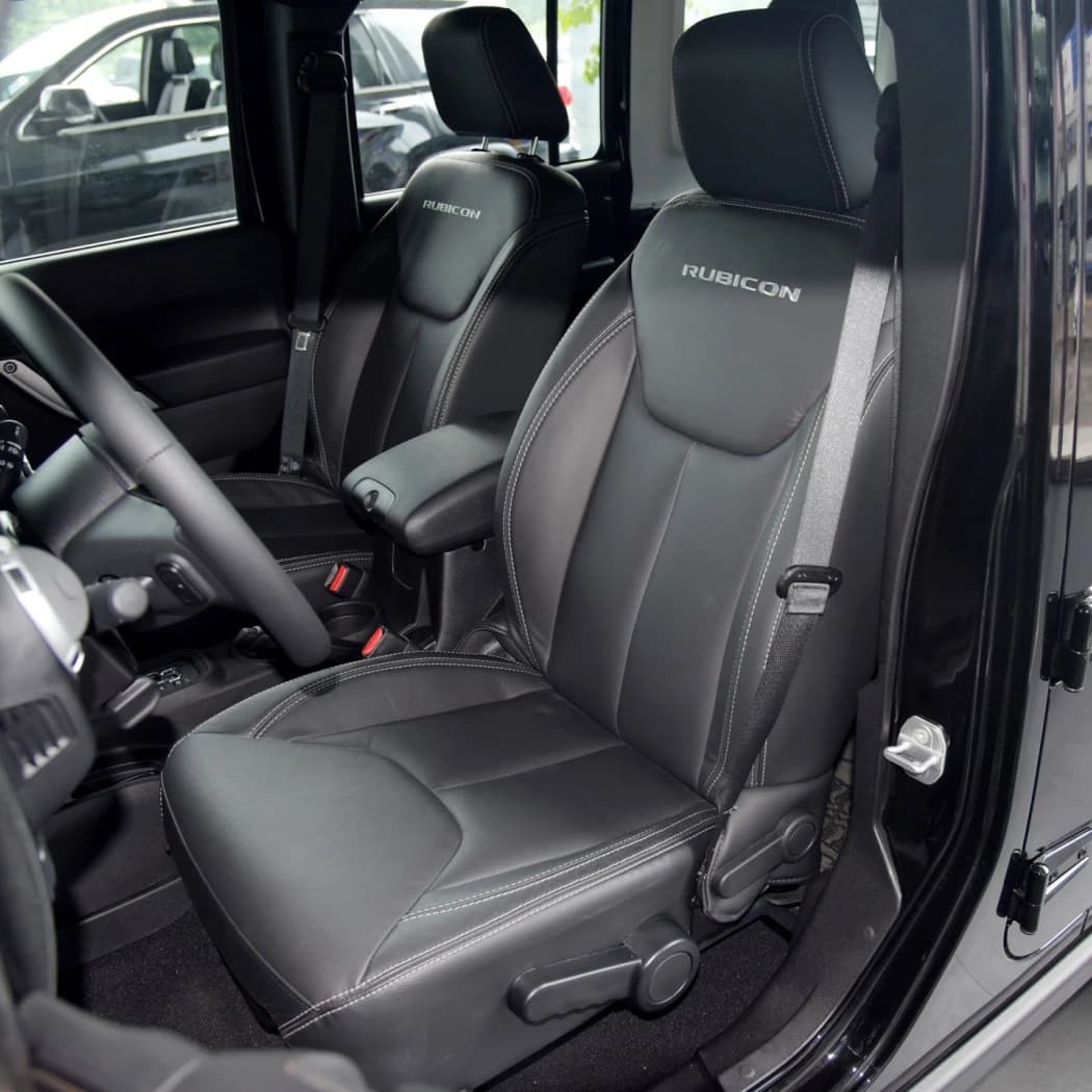For Jeep Wrangler Unlimited JK 4 Doors 2013 2014 2015 2016 2017 2018 Full Set Custom PU Leather Car Seat Covers Accessories