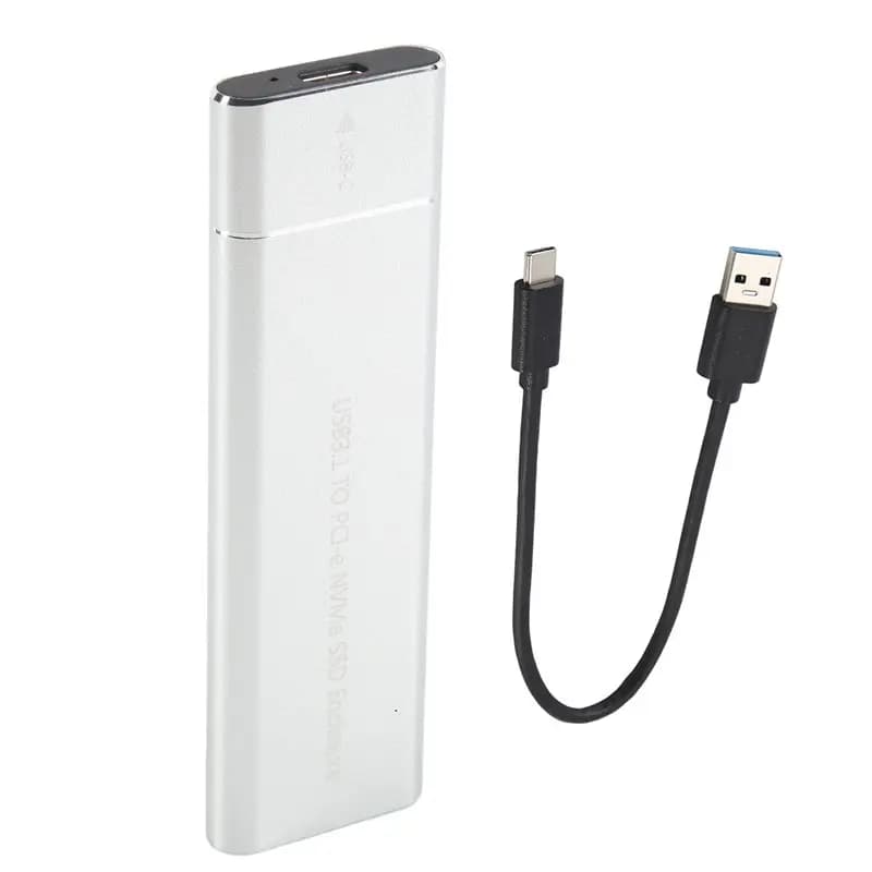 A29F-M.2 Nvme SSD Enclosure Adapter 10Gbps USB C 3.1 Gen2 Nvme Case External Enclosure Nvme Reader Nvme Case