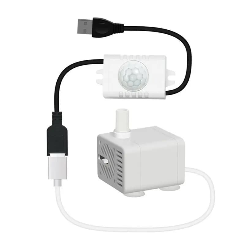 Sensore per acqua potabile ABFI, plug and play, silenzioso, con rilevamento intelligente e spegnimento automatico in caso di mancanza dell'acqua, per cani domestici