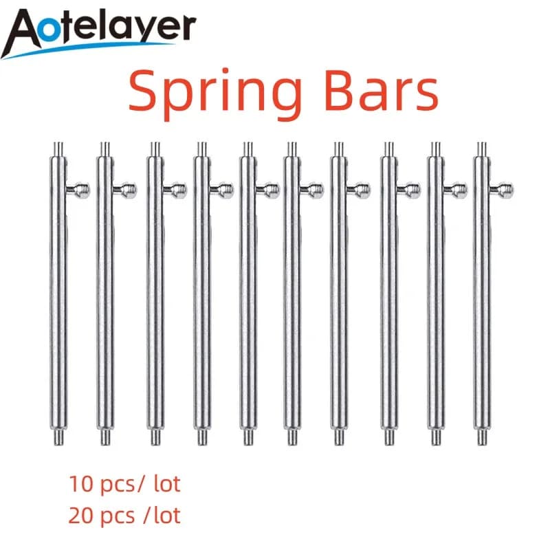 10 pcs/20 pcs 1.5mm diameter spring bars Smart Quick Release Link Pins width 18mm 20mm 22mm 24mm for Smart watch Strap bracelet