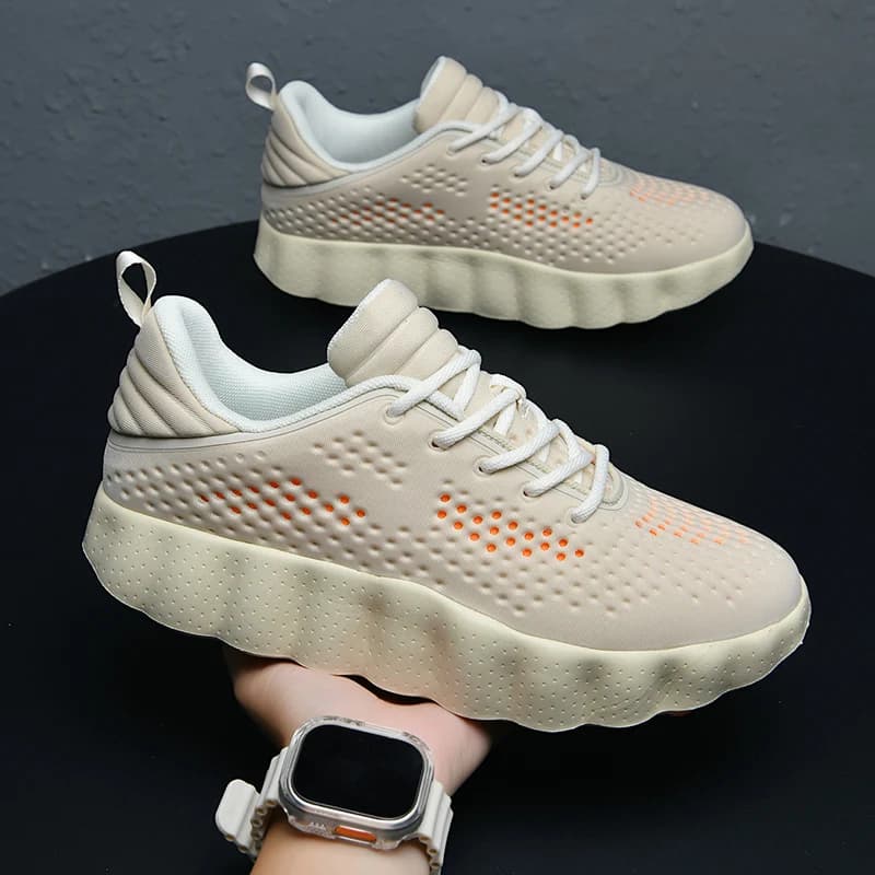 Scarpe Casual da Uomo di Marca con Suola Spessa, Sneakers Morbide alla Moda, Scarpe Estive Traspiranti da Passeggio, Zapatillas Hombre