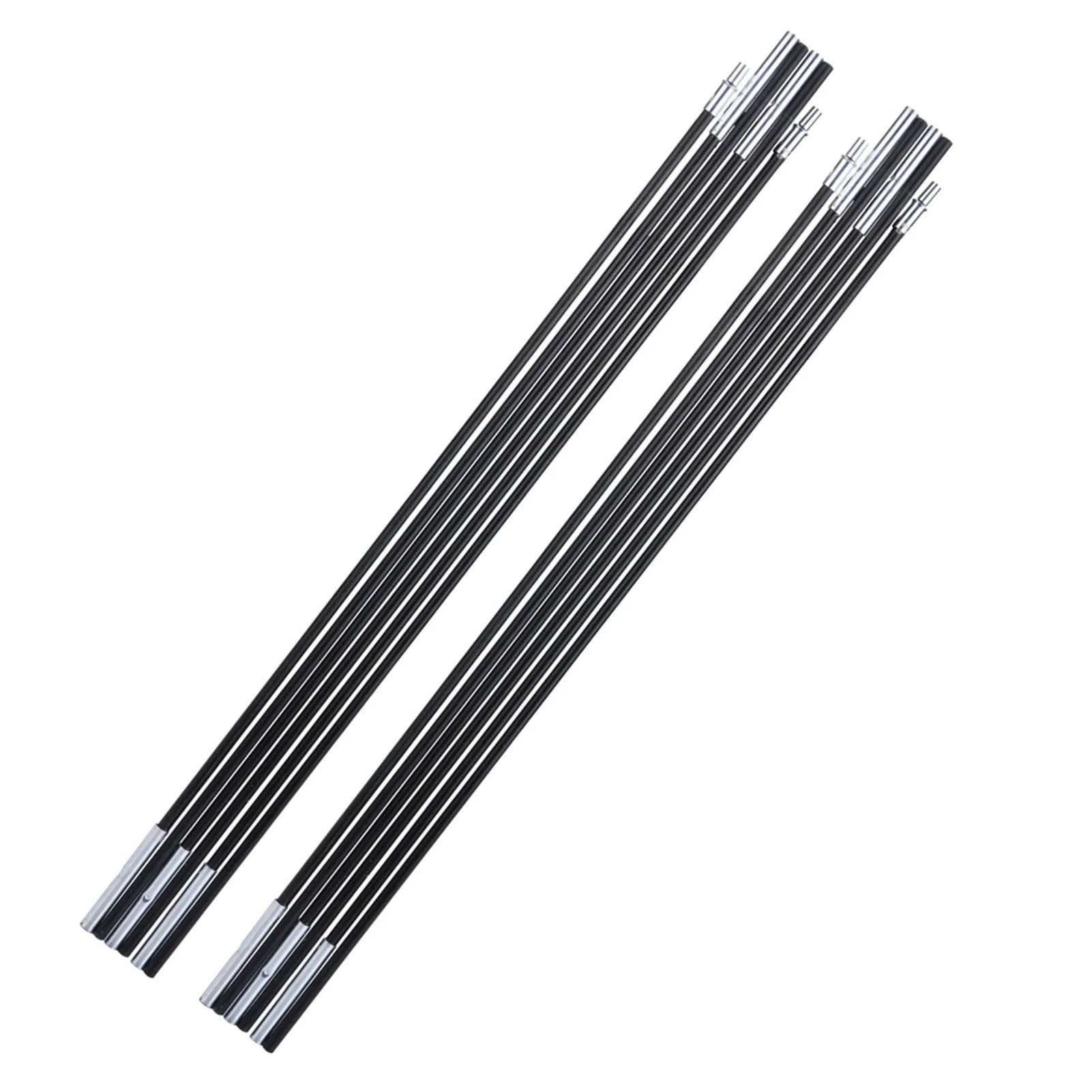Fiberglass Camping Tent Pole Bars Outdoor Sunshelter Support Rods Awning Frames Kit