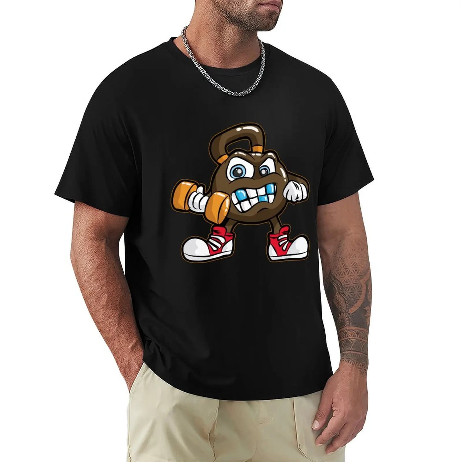 T-shirt Performance Dry Fit per kettlebell, pesi, manubri e bilancieri