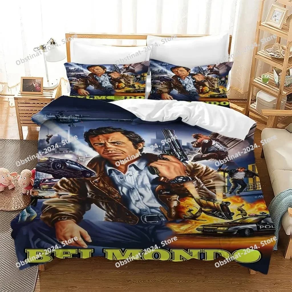 Bud Spencer Terence Hill Set biancheria da letto Stampato in 3D stella del film Copripiumini Federe Trapunte Set biancheria da letto Biancheria da letto Tessile Casa