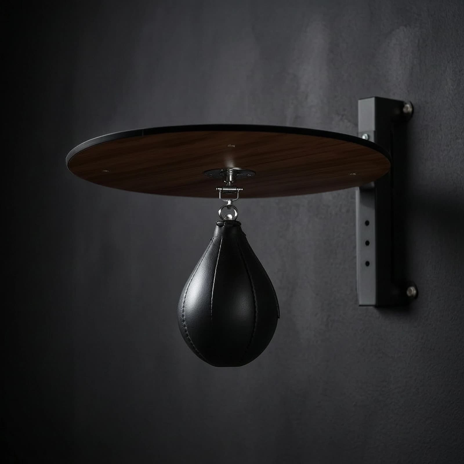 Boxing Punching Ball Instructor Stable Speed Bag with Platform Responsive Compact for Boxers, Home Gym