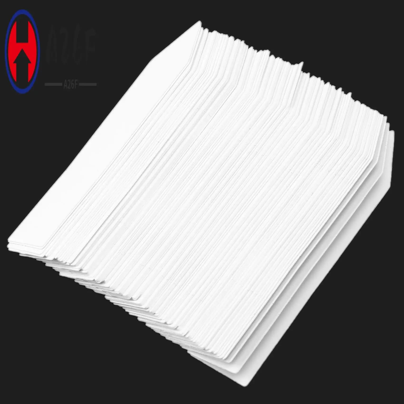 A26F-1000 pieces 4 inch plant labels garden nursery labels White plastic vases labels