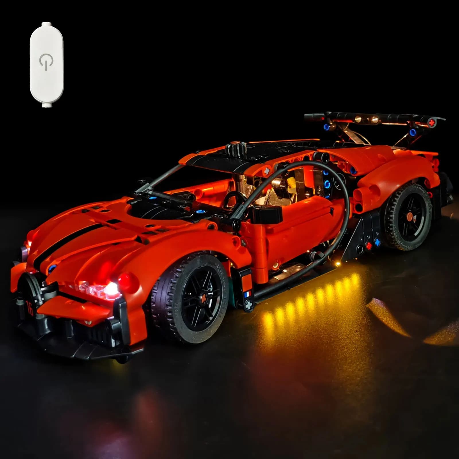 Kit di illuminazione a LED LYBMTWF compatibile con il modello di auto sportiva Lego 42222 (NON include i blocchi di costruzione)