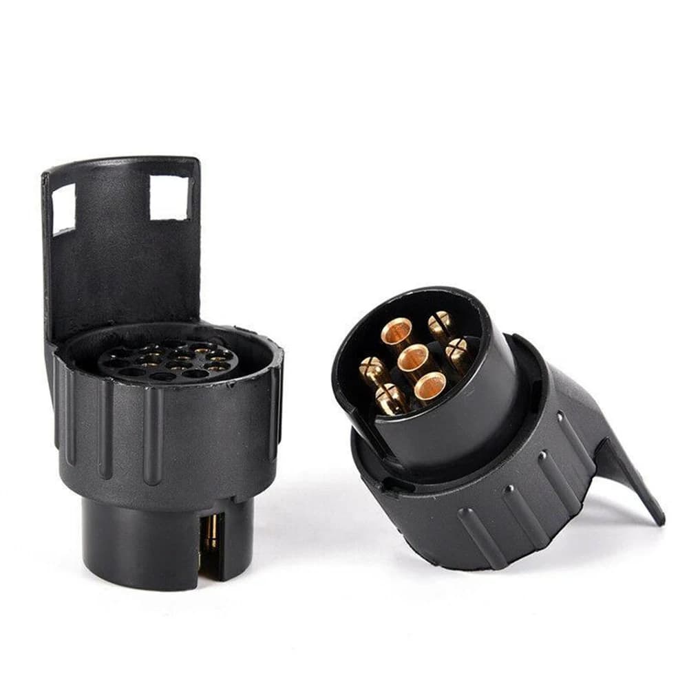 Da 7 a 13 Pin Rimorchio Caravan Towbar Traino Presa Elettrica Adattatore Spina Convertitore 12V Traino Impermeabile Per Rimorchio Standard UE
