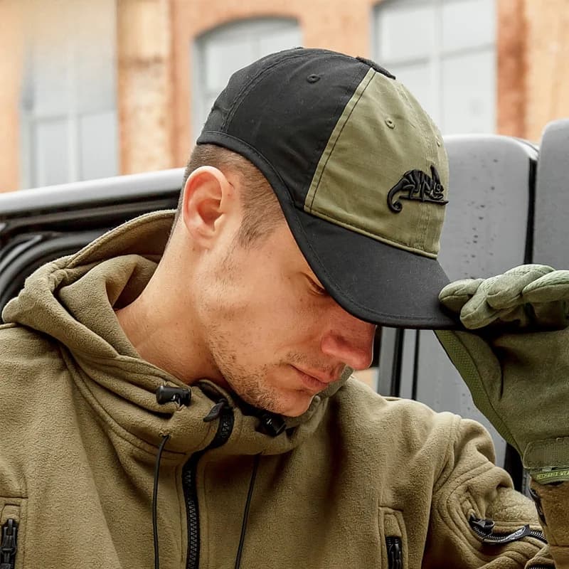 Tactical Helikon Baseball Hat for Men, Spring and Autumn, Sporty and Fashion, Breathable, with Long visor, UV protection, Windproof
