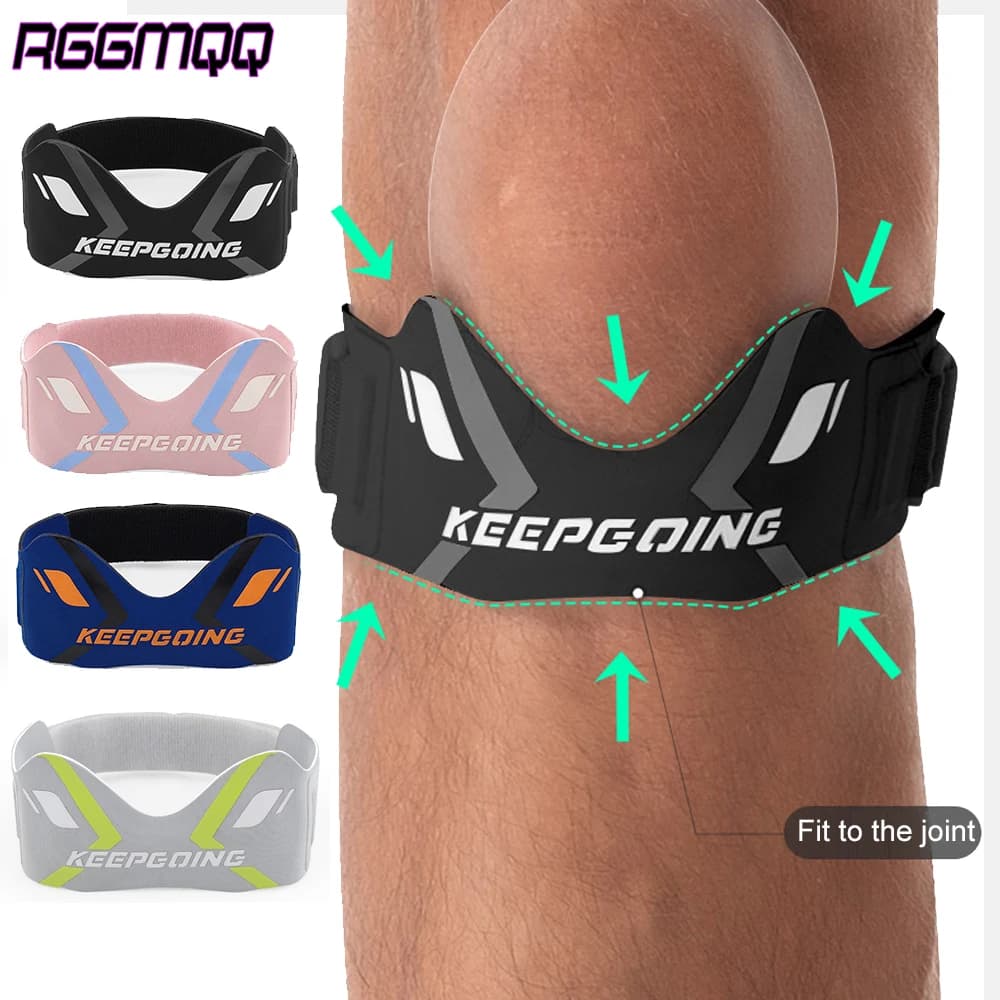 1 cinghia di supporto per tendine rotuleo, ginocchiera stabilizzatrice regolabile per tendinite, basket, pallavolo, squat
