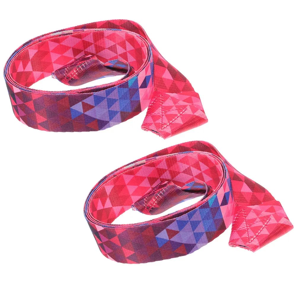 2Pcs Cotton Yoga Mat Strap with Adjustable Loops for Yoga Pilates Fitness Carry Hands-Free Roller Skate Leash Outdoor Blanket