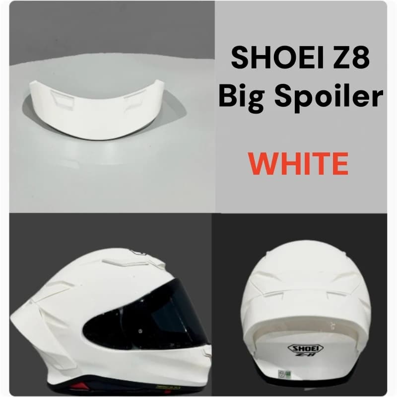 Casco moto Grande Spoiler Per Caschi Shoei Z8 Accessori Decorazione Moto Posteriore Casco Coda Caso Per Z-8 Spoiler