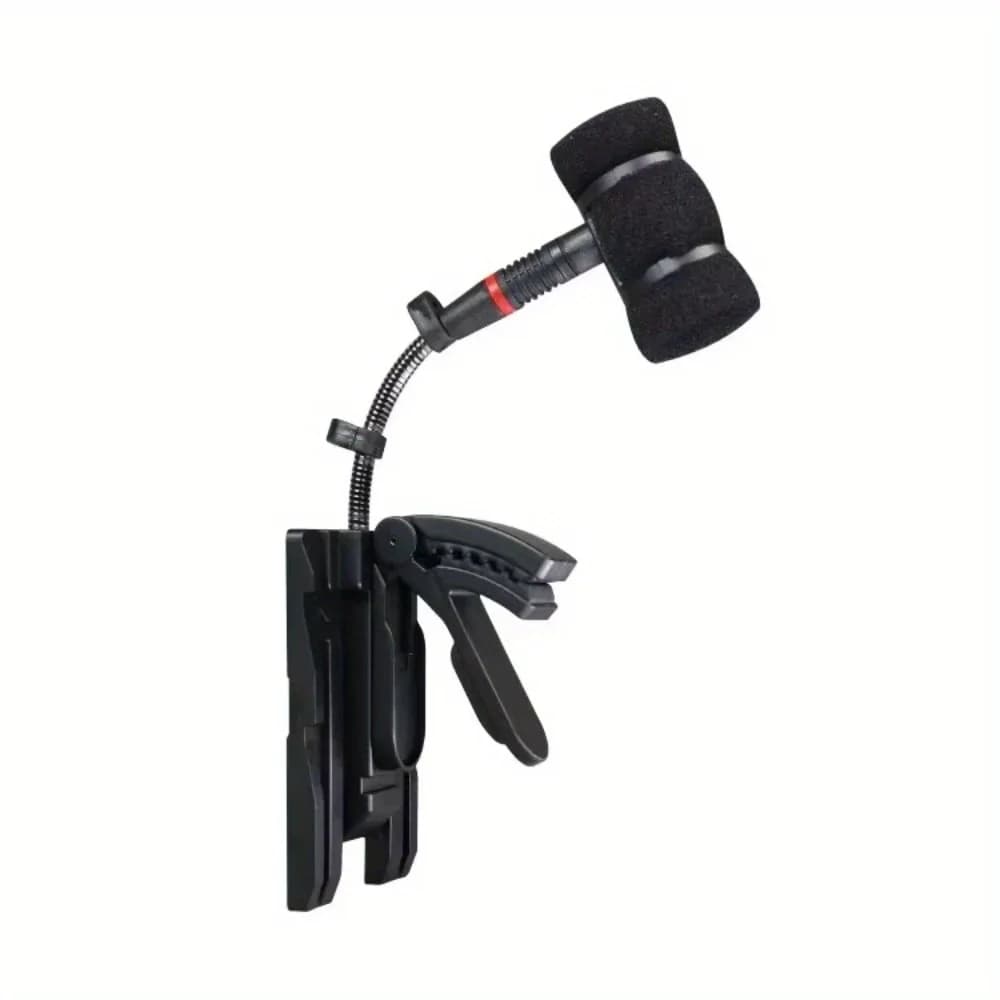 saxophone microphone clip for wireless bodypack transmitter trumpet clarinet musical instrument, not include microphone