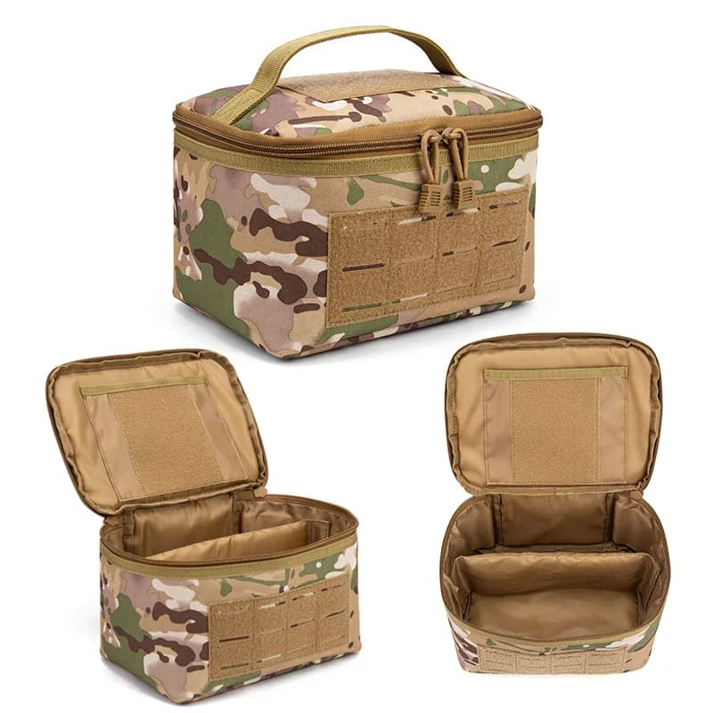 Borsa per Cartucce da Fucile, Portamunizioni per Pistola, Scatola Portatile per Munizioni, Custodia per Proiettili da Caccia e Tiro, Borsa per Attrezzi EDC
