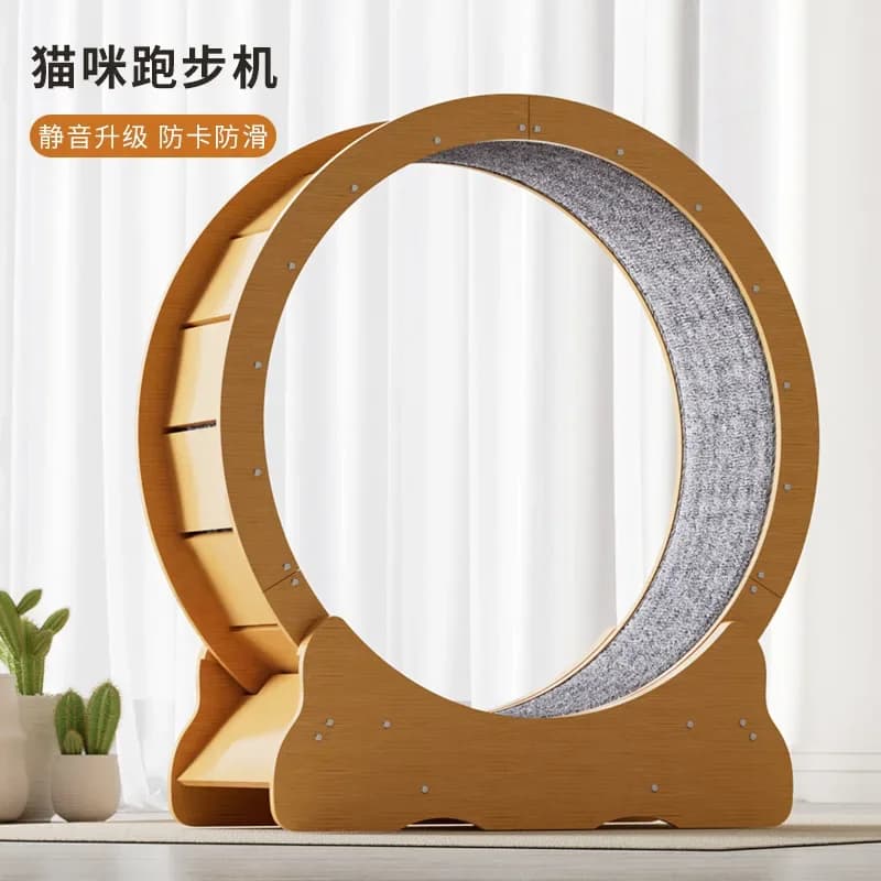 Cat treadmill high-fiber board silent roller sports fitness toy does not pinch feet sports cat walk cat climbing frame