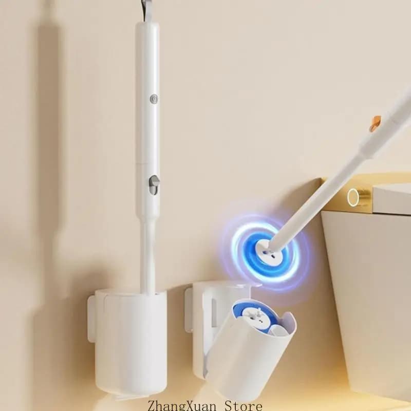 Lavapavimenti per WC rotante automatico 3XUF montabile a parete senza set detergenti per WC