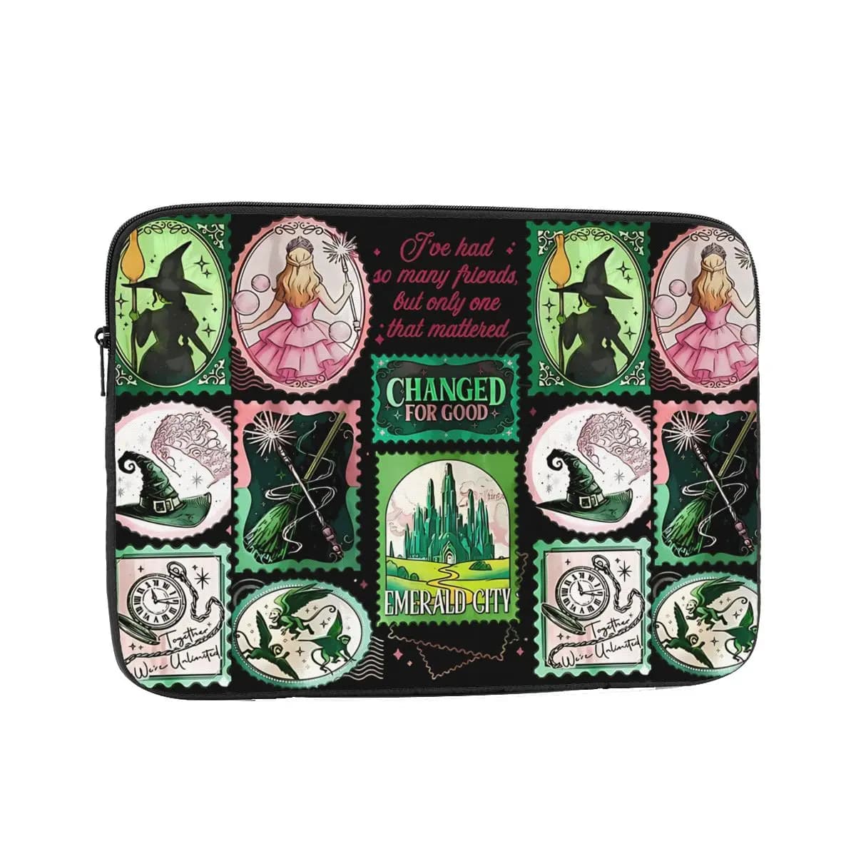 Wicked Stamp Collection Custodia per laptop modificata Custodia per notebook da 10 12 13 15 17 pollici Custodia antiurto per uomo Donna