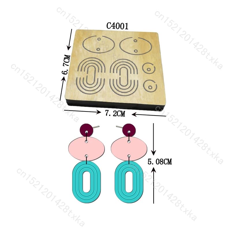 New earring embossing Wooden Dies Cutting Die Scrapbooking C4001