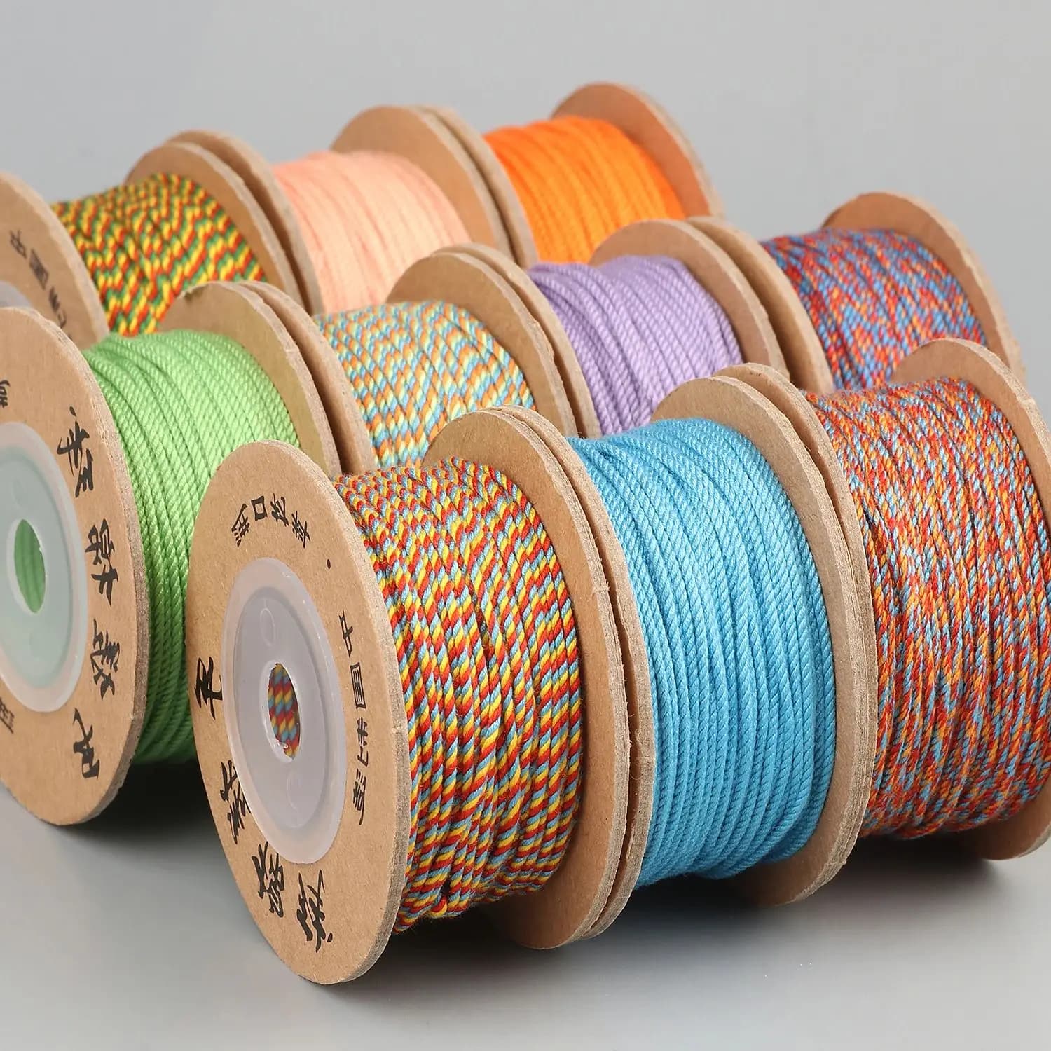 1mm/Roll 20M Handmade Thread Cord Rope Hand Woven Cotton Rope For Jewelry Making DIY Ethnic Bracelet Accessories Wholesale