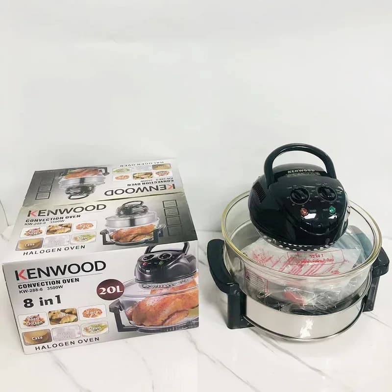 Halogen convection electric oven Healthy kitchen 20 liters 1300 W Includes 8 accessories Halogen air freshener