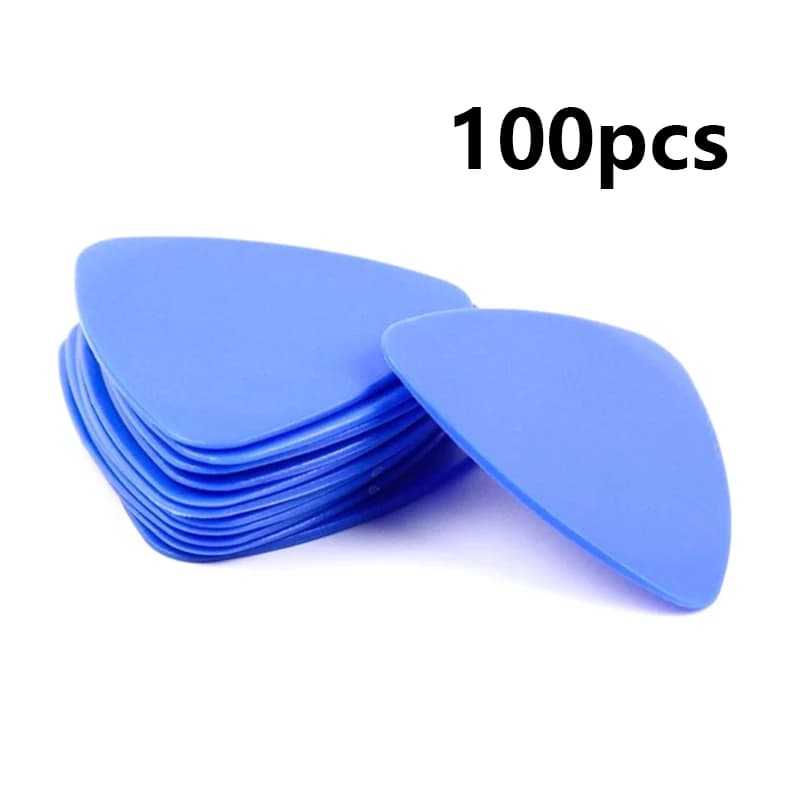 Kit di strumenti di apertura antistatici da 100 pezzi, plettri per chitarra in plastica sottile per la riparazione dell'orologio