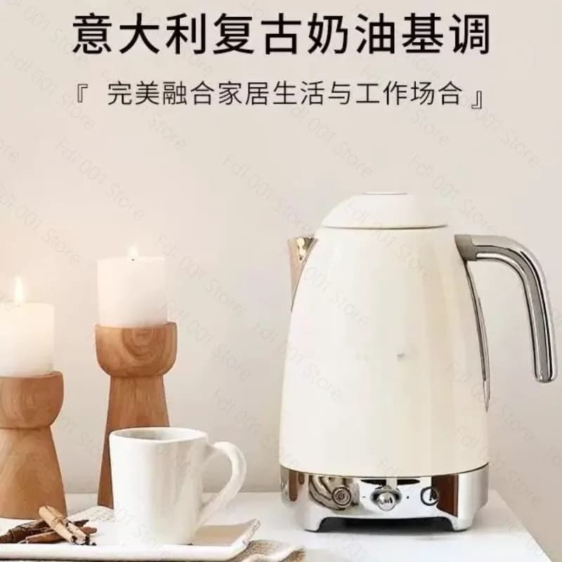 2026 For Vintage electric kettle with 7 temperature settings for tea brewing home office gift