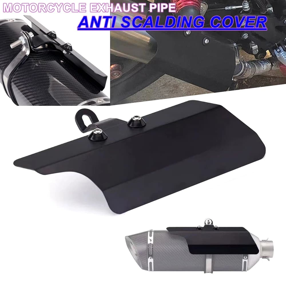 Univeral Motorcycle Exhaust Muffler Pipe Protector Heat Shield Cover Anti Scald Cover For CB400 Z900 Ninja Z400 MT07 09 R3 R25