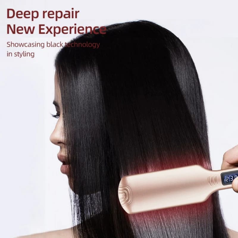Nuova Piastra Larga per Capelli con Display LCD, Strumento Professionale per Lisciare e Arricciare i Capelli, Doppio Uso