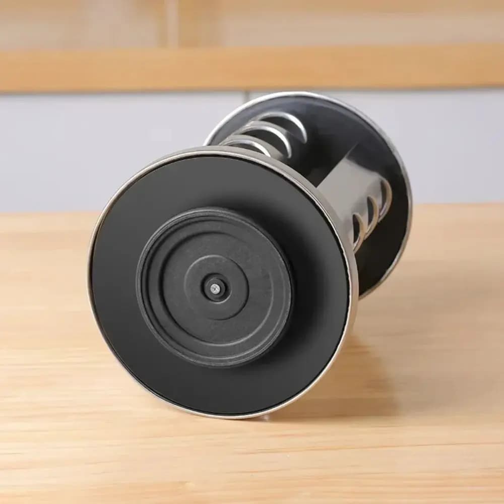 Portaspezie Girevole a 360°, Set di Barattoli per Spezie in Vetro e Acciaio Inox di Grado Alimentare, Multifunzionale 16/12 Barattoli
