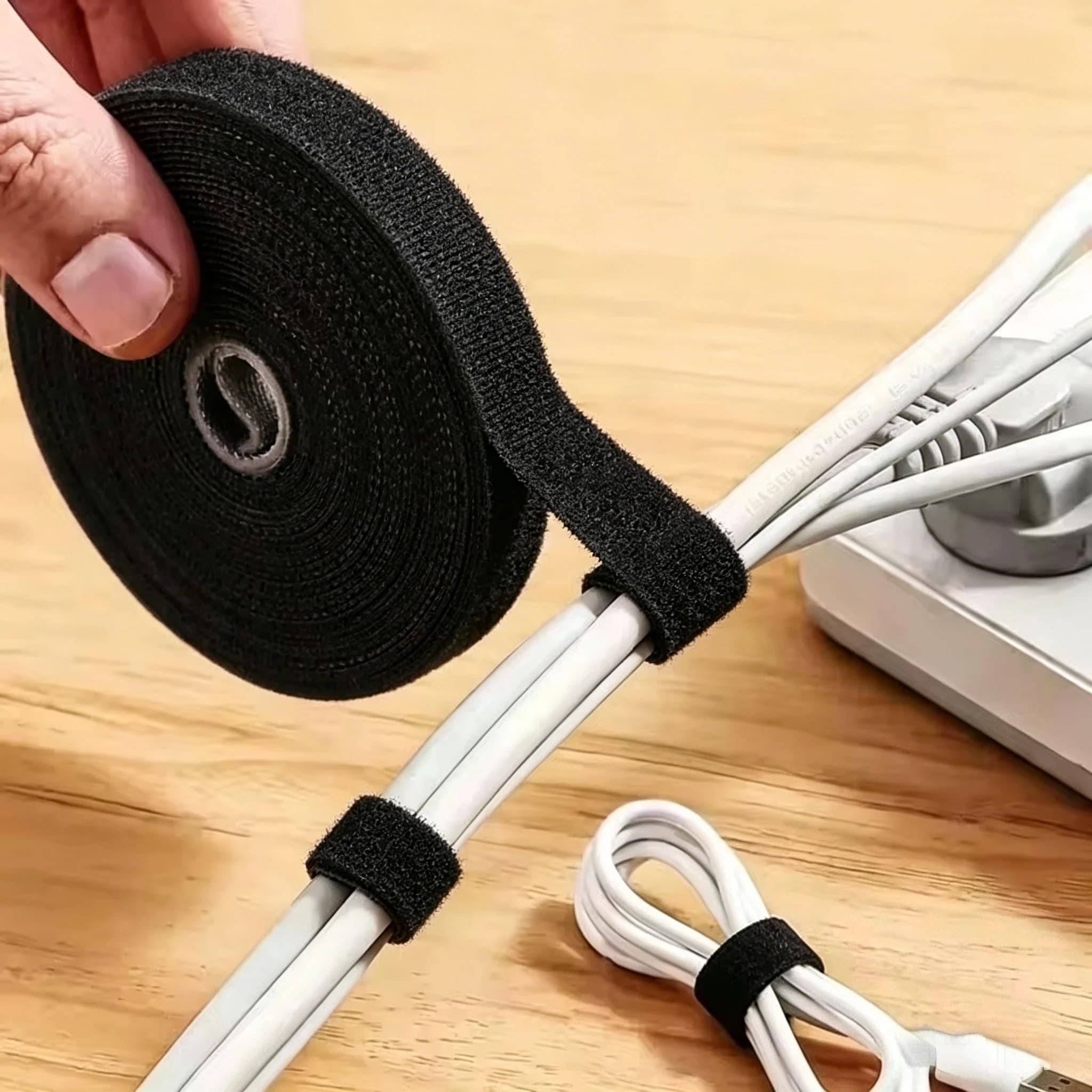 1/3M Cable Organizer Cable Management Wire Winder Tape Earphone Mouse Cord Management Ties Protector For iPhone Xiaomi Samsung