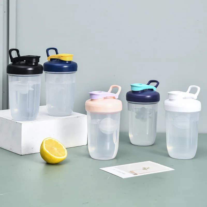 400 ml protein shaker portable 400 ml waste water bottle for gym sports mixing cup for outdoor fitness training