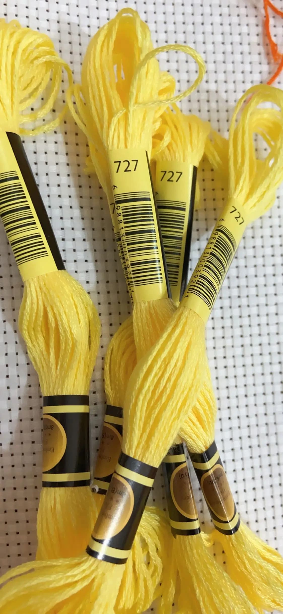 10 PZ/LOL Set Punto Croce Filo Da Ricamo Filo Per Principianti FAI DA TE Braccialetto Artigianale Craft8M Matassa Nessuna Ripeti Arcobaleno DMC CODICE 727