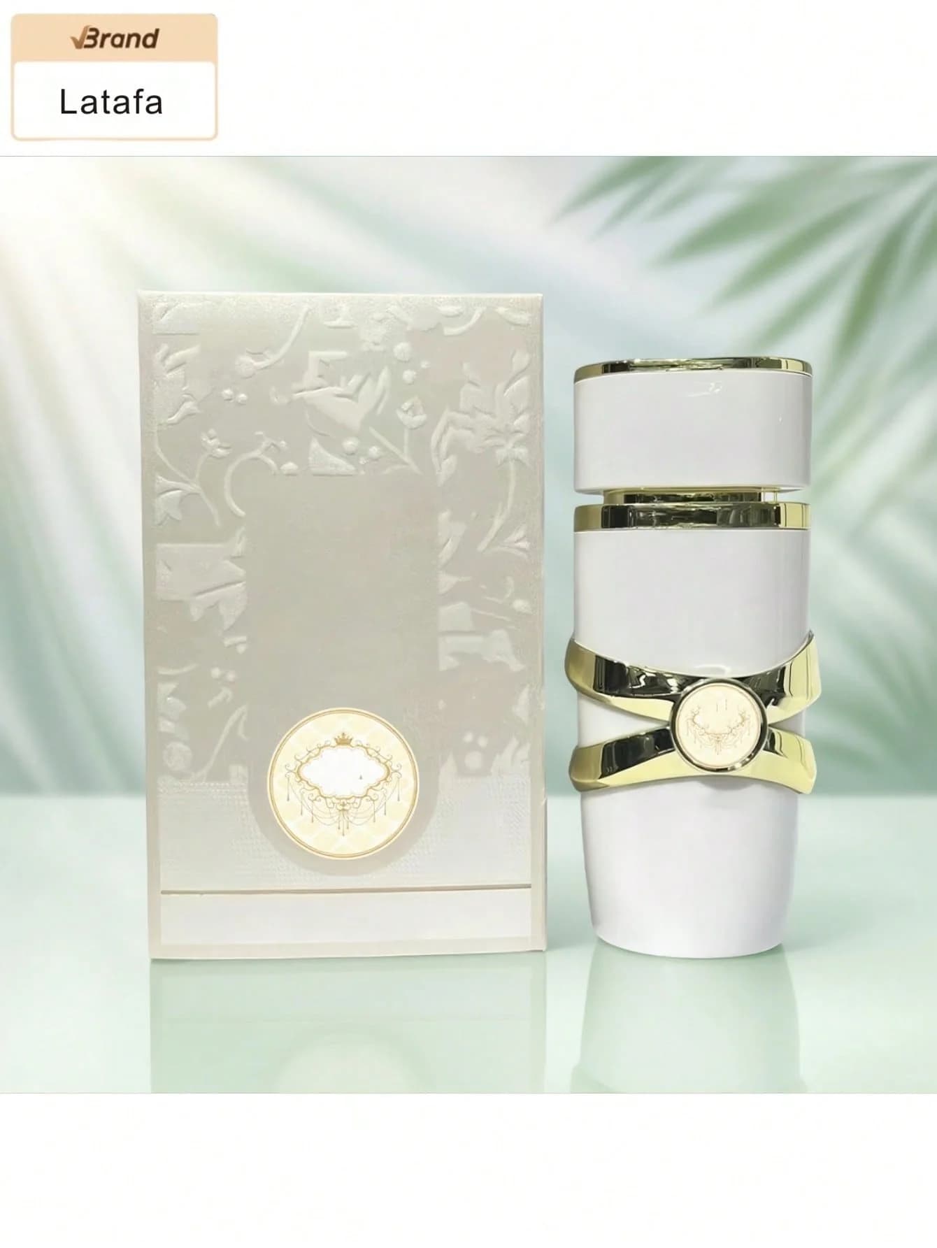 Latafa 100ml Eau De Spray, profumo floreale a lunga durata, fragranza floreale elegante, base alcolica, EDP, set regalo per donna, profumo