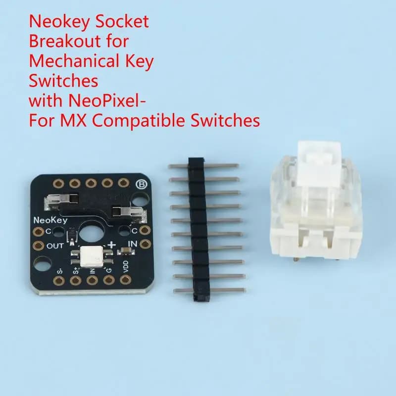 4978 NeoKey Socket Breakout for Mechanical Key Switches Board Accessories Rapid Replacement Solution for Custom Keyboards
