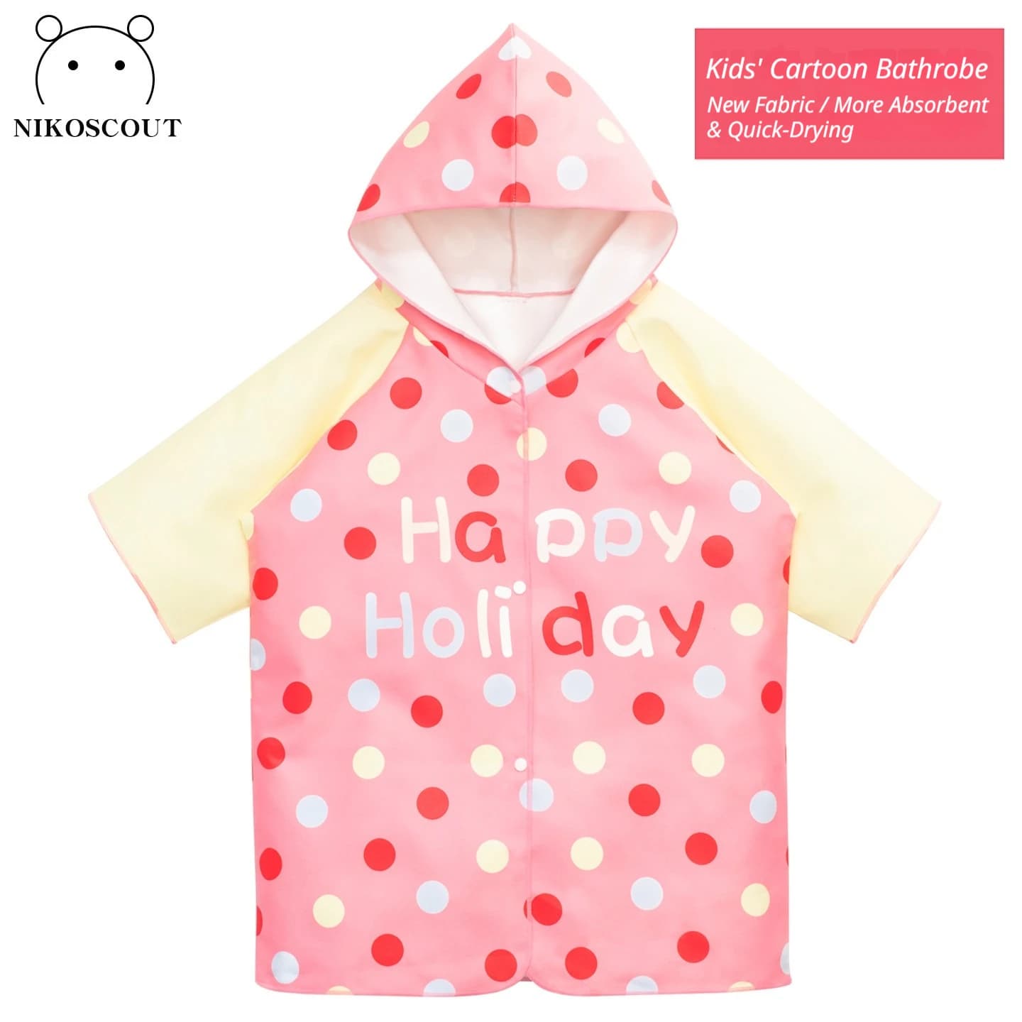 Swimming speed drying bath towel, children's beach towel, bathrobe, special folding bathrobe, absorbent cape for girls