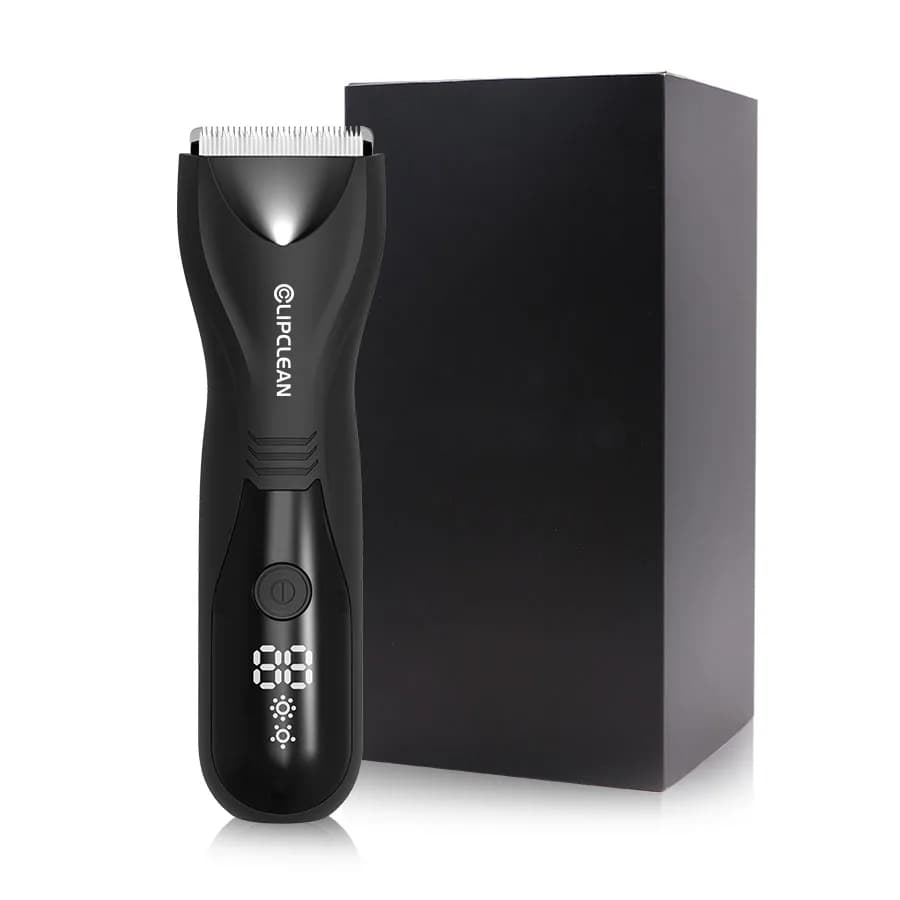 Body Hair Trimmer, Waterproof Hair Ball Trimmer- Ceramic Blade Shavers Electric Razors for Men with USB-C Charging, Wet/Dry Use