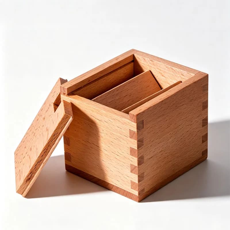 Regali Originali: Puzzle in Legno con Blocchi Posizionati Obliquamente, Rompicapo, Scatola Puzzle, Sfida Divertente, Test IQ, Giocattoli Educativi per Bambini e Adulti