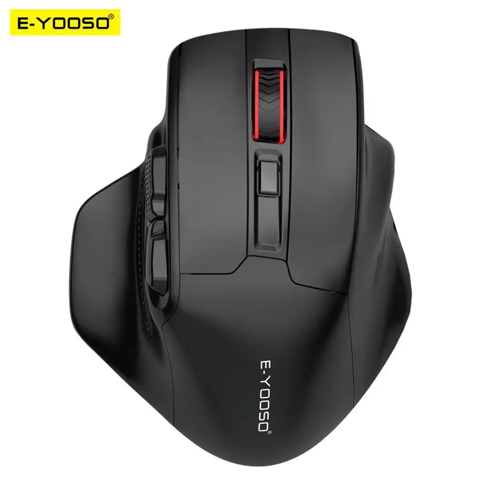 E-YOOSO X-31 USB 2.4G Mouse da gioco wireless di grandi dimensioni per mani grandi PAW3212 4800 DPI 5 pulsanti per mouse da gioco computer portatile PC