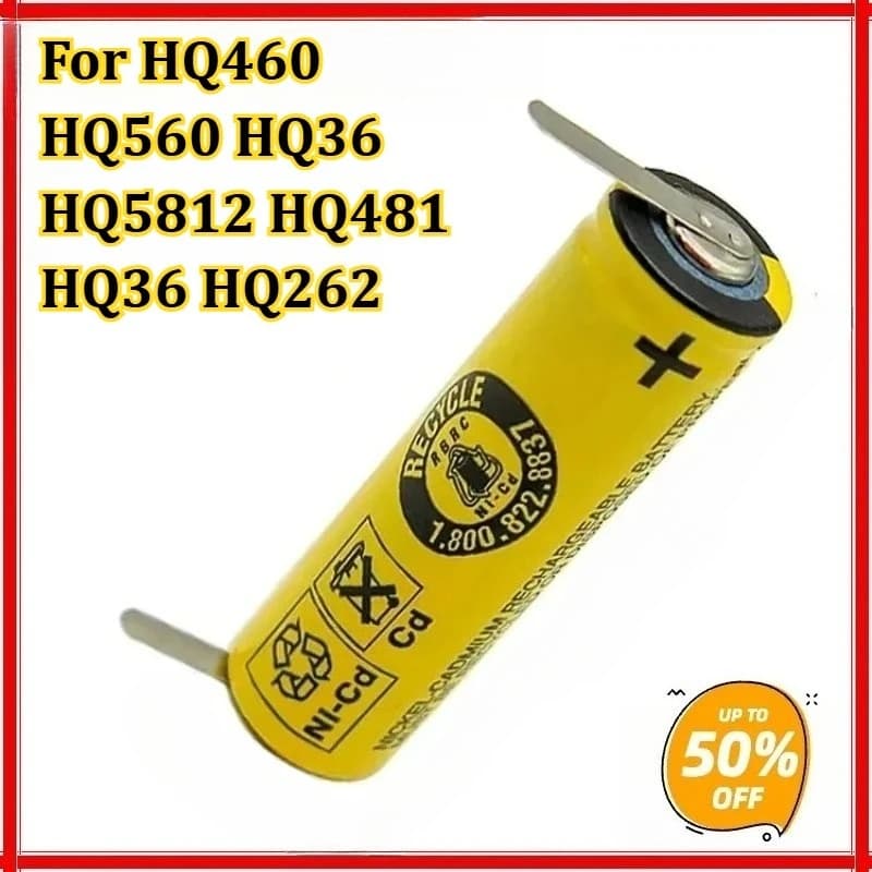 1300mAh for SAN NI-CD for nickel-cadmium battery for HQ460 HQ560 HQ36 HQ5812 HQ481 HQ36 HQ262 Electric toothbrush