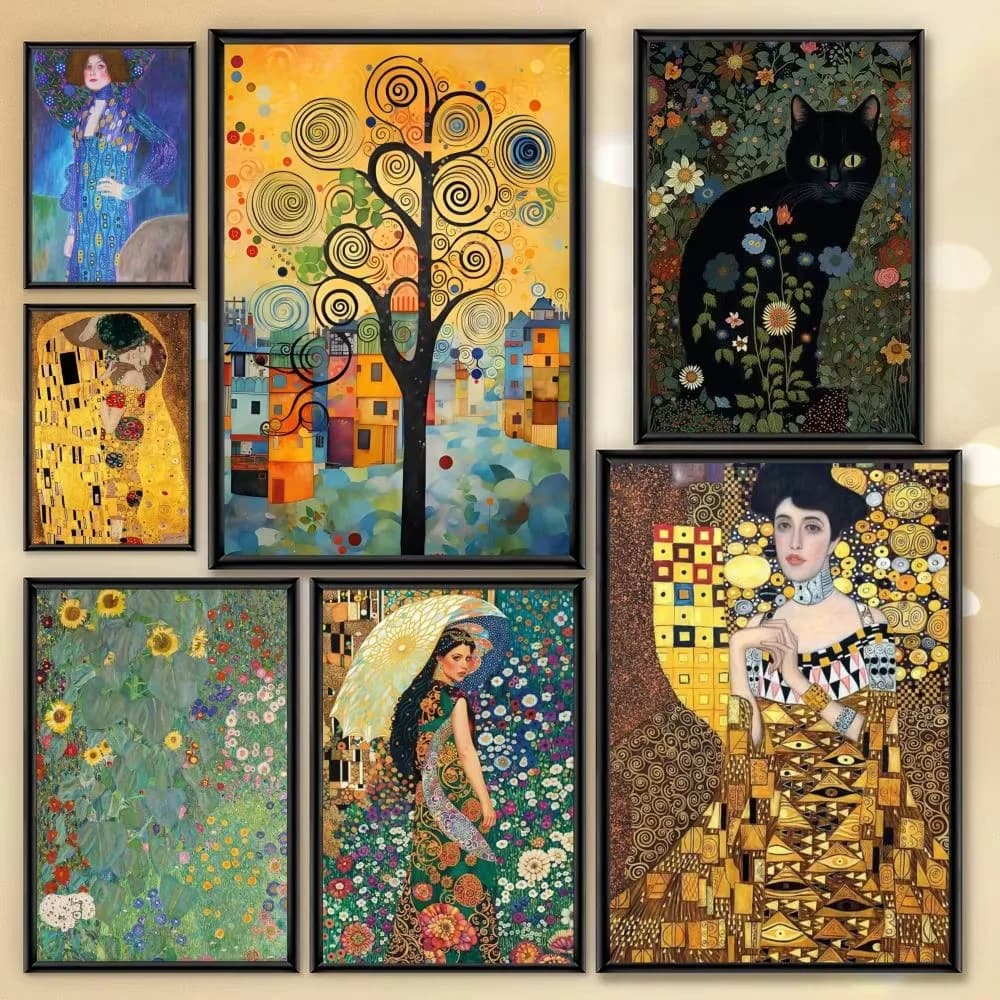 Diamond Painting Gustav Klimt Flower Garden Sunflowers Diamond Mosaic Handmade Art Exquisite Creative Gift Home Decoration