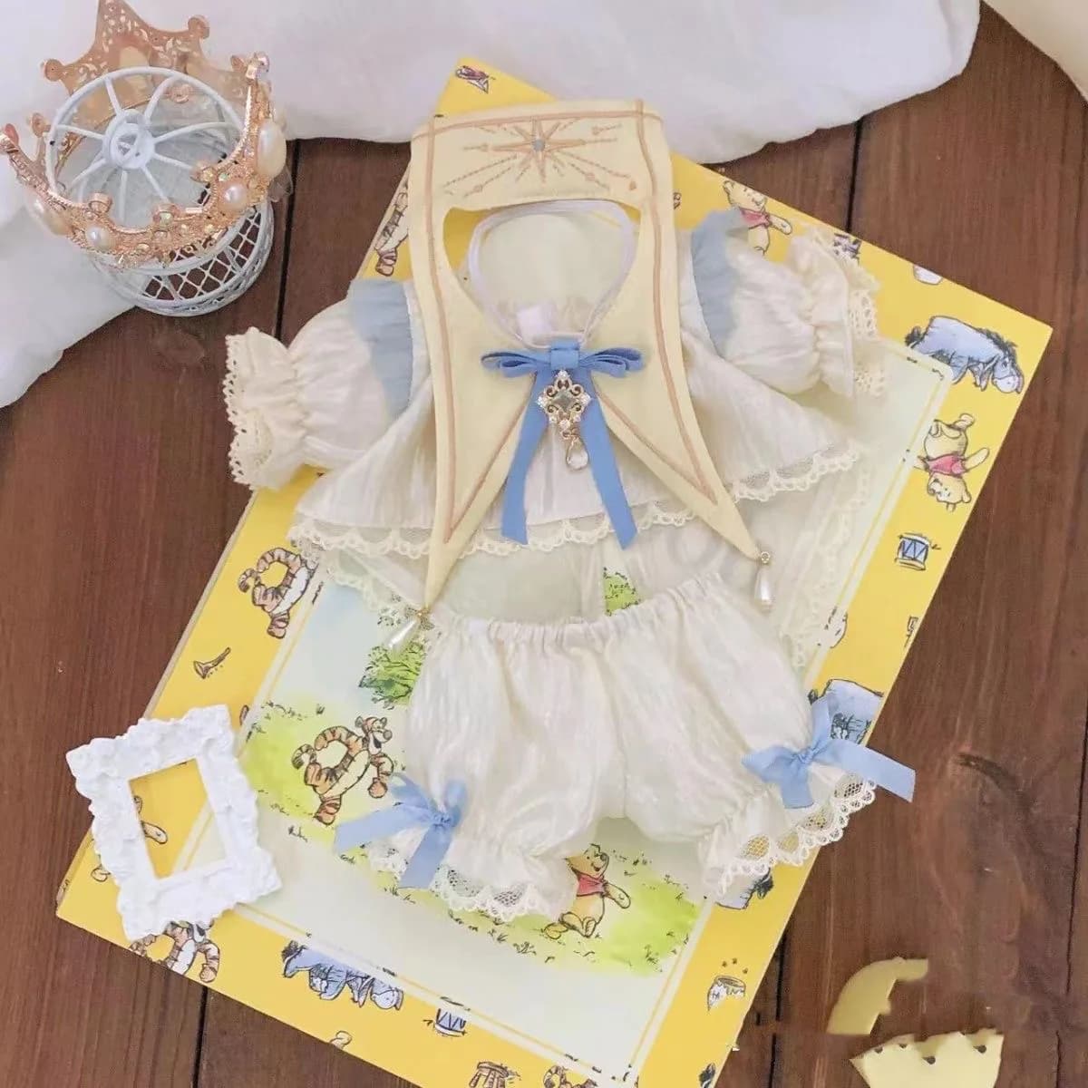 Abito da bambino cosplay da 20 cm Pigiama del piccolo principe Simpatico cartone animato Creativo Bambola di cotone Bone / Bone Spedizione gratuita del vestito da bambino