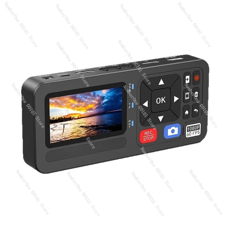 Scatola di registrazione video con schermo portatile Riproduzione HD videoconferenza conversione computer Scheda di acquisizione HDMI LR2