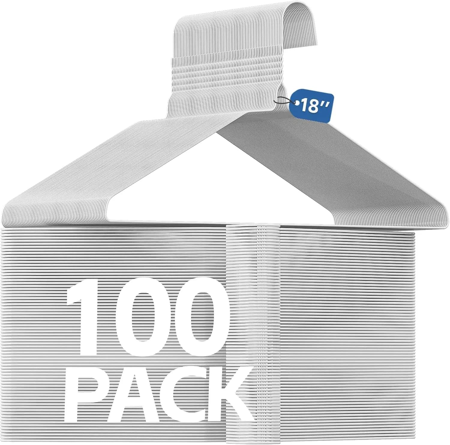 Pack of 100 Coats, Coats, Shirts, Trousers, skirts, space saving