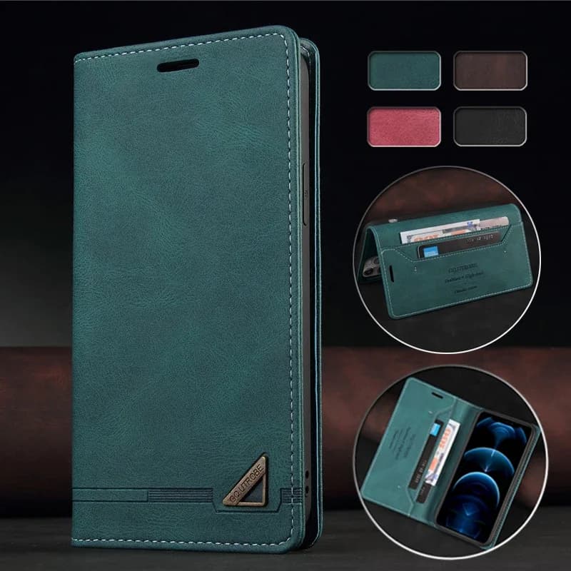 Custodia a portafoglio magnetica Flip Cover per Xiaomi Poco F6 Pro C65 X6 M6 PocoM6 Pro 4G PocoF6 5G Etui custodia in pelle antifurto per telefono